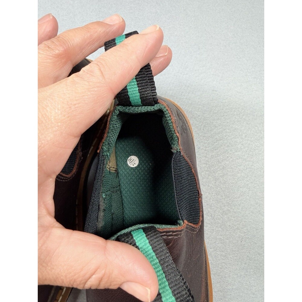 Georgia Giant Boots Womens 7.5 M Romeo Slip On Work Shoe Brown Leather - Picture 8 of 14